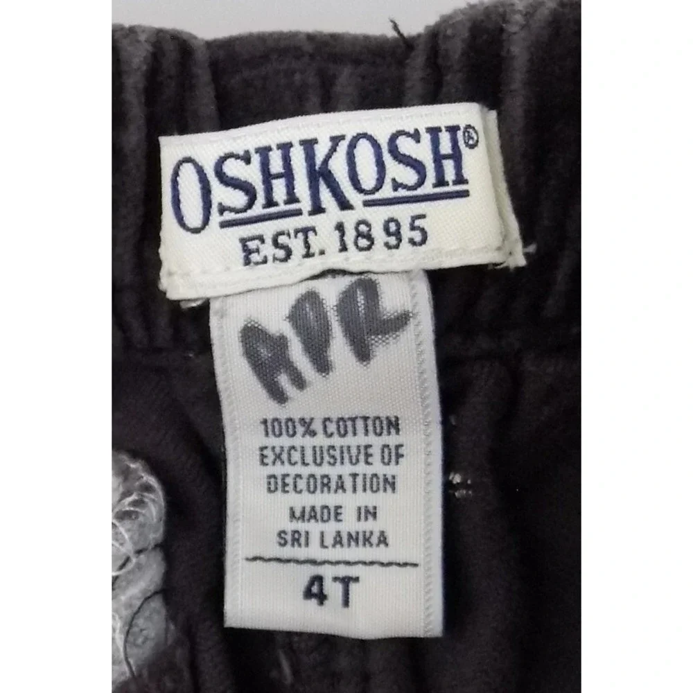 Vintage OshKosh Velvet Holiday Pants 4T Velour Snowflakes